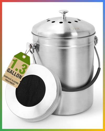 Kitchen compost bin gallon - bin,